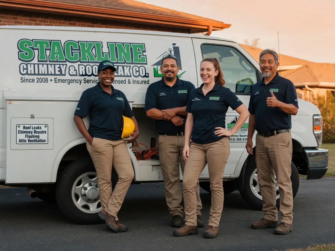 Chimney flashing repair company in Nichols, WI